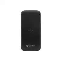 CoolBox COO-PB10KW-BK1 batería externa 10000 mAh Cargador inalámbrico Negro