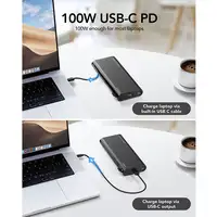 VEGER TC130 VG-W2503-T130 25000mAh powerbank 130W cables bulit-in