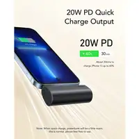 VEGER PlugOn-L VG-W0556P PowerBank plug-on 5000mah PD20W Lightning connector built