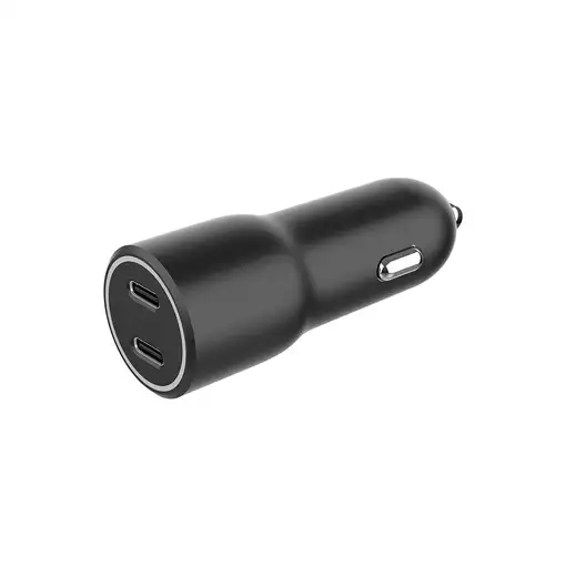 Gembird TA-UC-C2PD40-CAR-01 cargador de dispositivo móvil Universal Negro Encended