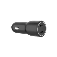 Gembird TA-UC-C2PD40-CAR-01 cargador de dispositivo móvil Universal Negro Encended