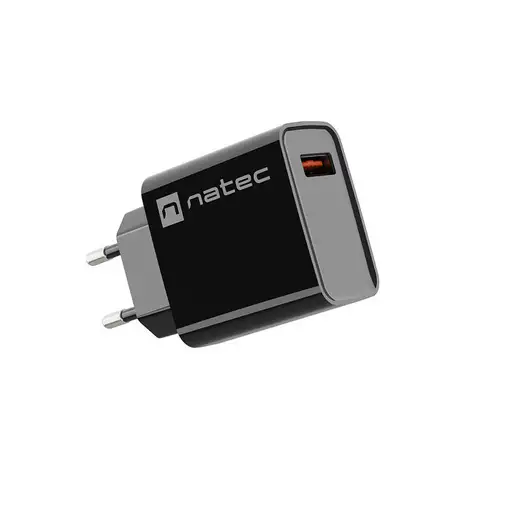 NATEC RIBERA Universal Negro Corriente alterna Carga rápida Interior