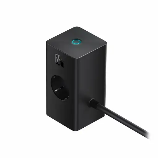 Baseus PowerCombo Universal Negro Corriente alterna Carga rápida Interior