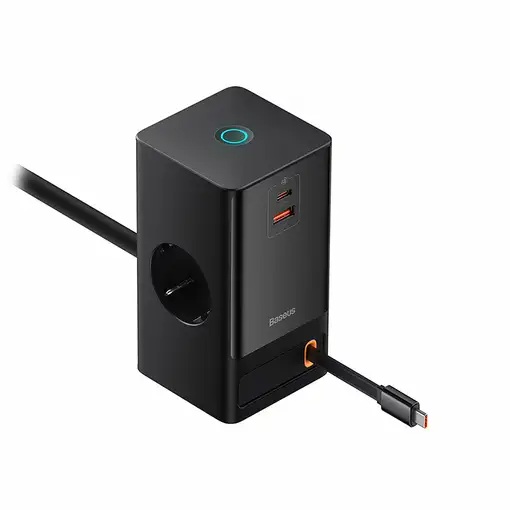 Baseus PowerCombo Universal Negro Corriente alterna Carga rápida Interior