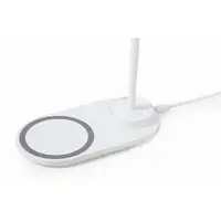 Gembird TA-WPC10-LED-01-W cargador de dispositivo móvil Smartphone Blanco CC Carga