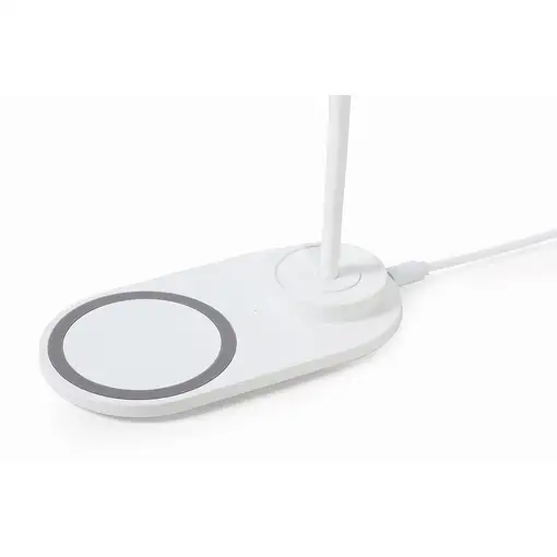 Gembird TA-WPC10-LED-01-W cargador de dispositivo móvil Smartphone Blanco CC Carga