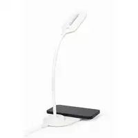 Gembird TA-WPC10-LED-01-W cargador de dispositivo móvil Smartphone Blanco CC Carga