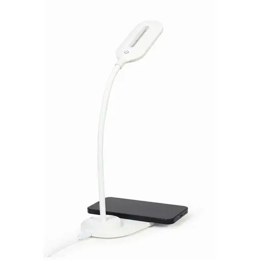 Gembird TA-WPC10-LED-01-W cargador de dispositivo móvil Smartphone Blanco CC Carga