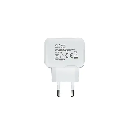 TooQ TQWC-1S01WT cargador de dispositivo móvil Universal Blanco Corriente alterna