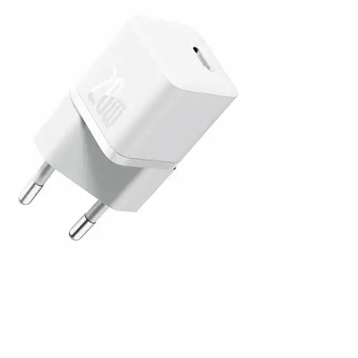 Baseus Gan5 Fast Charger(Mini) 1C 20W Smartphone, Universal Blanco Corriente alter