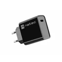 NATEC RIBERA Universal Negro Corriente alterna Carga rápida Interior