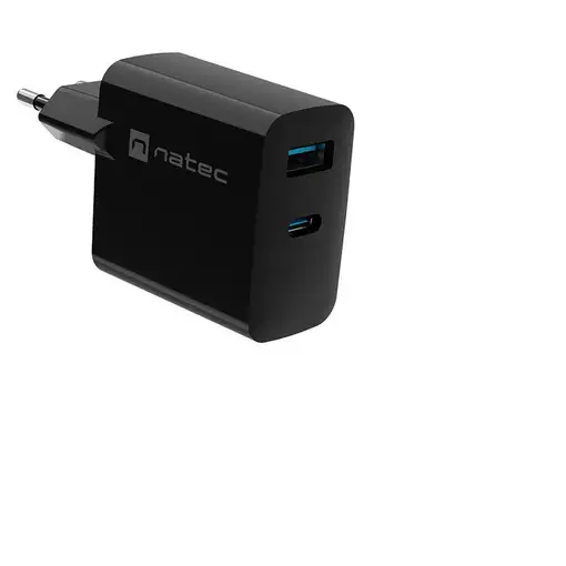 NATEC NUC-2145 cargador de dispositivo móvil Universal Negro Corriente alterna Car