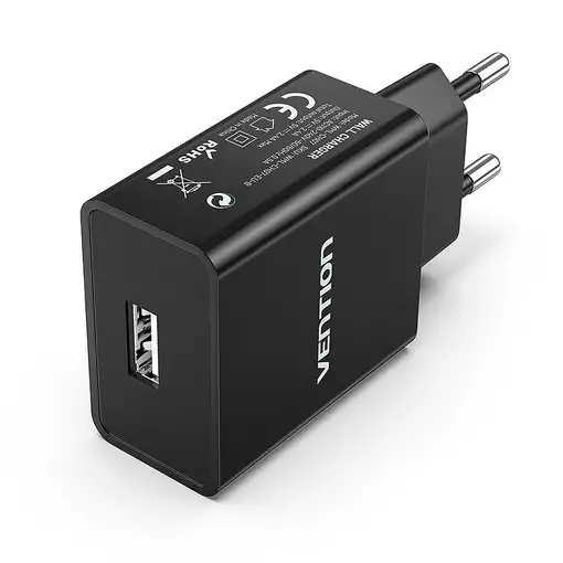 Vention Cargador de Pared WML-CH07-EU-B/ 1xUSB/ 12W