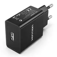 Vention Cargador de Pared WML-CH07-EU-B/ 1xUSB/ 12W