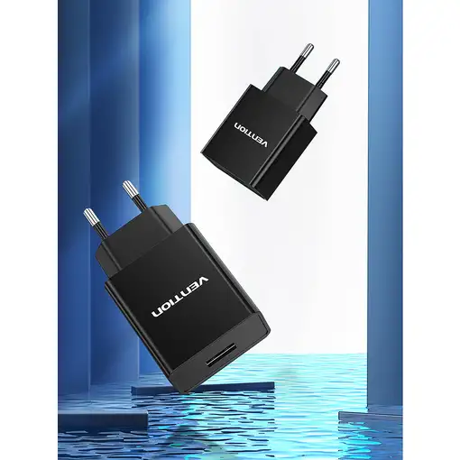 Vention Cargador de Pared WML-CH07-EU-B/ 1xUSB/ 12W