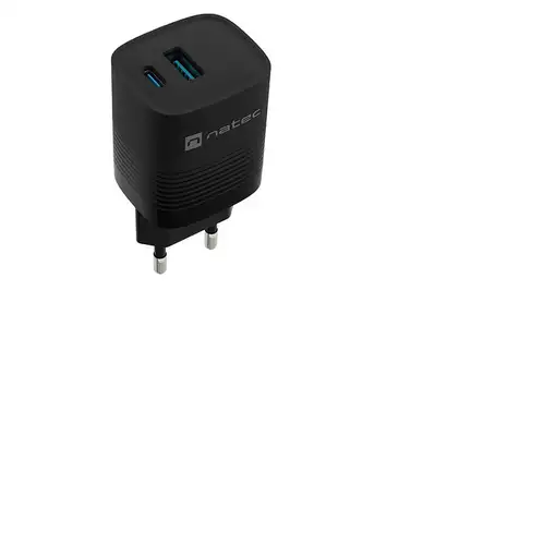 NATEC NUC-2141 cargador de dispositivo móvil Universal Negro Corriente alterna Car