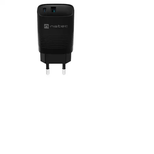 NATEC NUC-2141 cargador de dispositivo móvil Universal Negro Corriente alterna Car