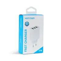 Vention Cargador de Pared FEW0-EU/ 3xUSB