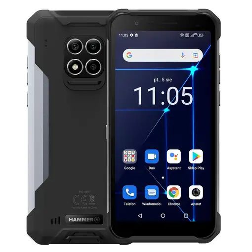 myPhone Hammer Construction 15,2 cm (6") SIM doble Android 12 4G USB Tipo C 6 GB 1