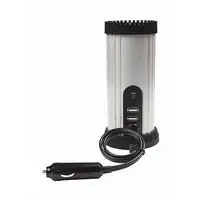 Gembird EG-PWC150-01 adaptador e inversor de corriente Auto 150 W Negro, Gris