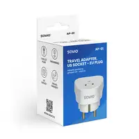 Savio AP-01 adaptador e inversor de corriente Interior 3750 W Blanco