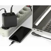 Gembird NPA-PD60-01 cargador de dispositivo móvil Portátil, Smartphone Negro Corri