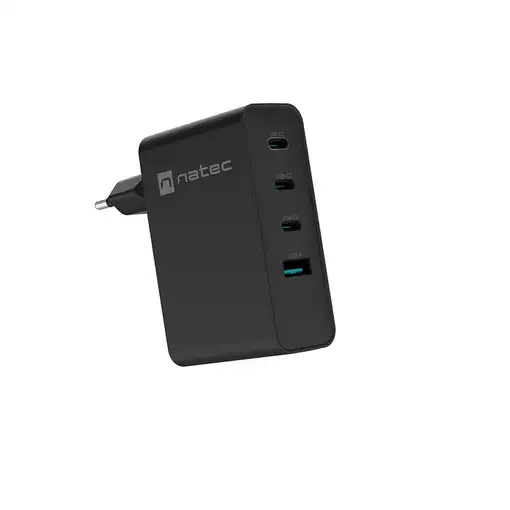 NATEC NUC-2234 cargador de dispositivo móvil Portátil, Smartphone Negro Corriente