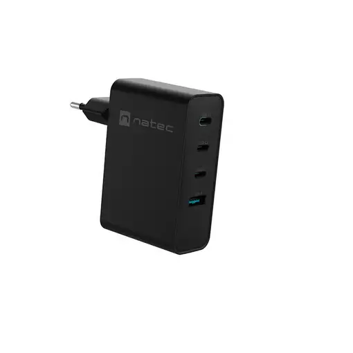 NATEC NUC-2234 cargador de dispositivo móvil Portátil, Smartphone Negro Corriente