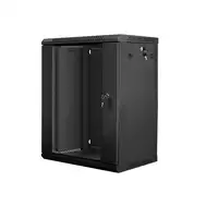 Lanberg WF01-6415-10B armario rack 15U Bastidor de pared Negro
