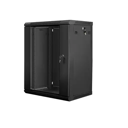Lanberg WF01-6415-10B armario rack 15U Bastidor de pared Negro