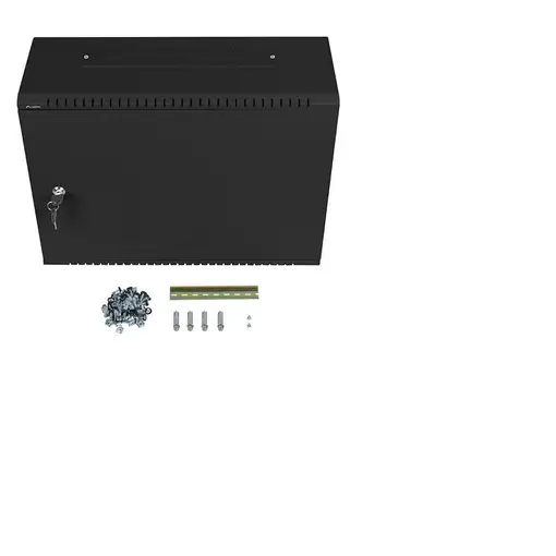 Lanberg WAF1-5203-04-00B armario rack 4U Bastidor de pared Negro