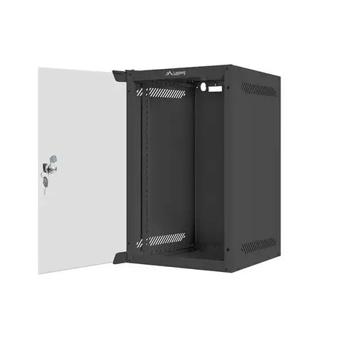 Lanberg WF10-2309-10B armario rack 9U Bastidor de pared Negro