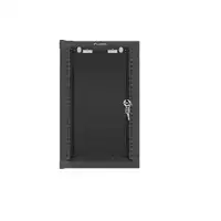 Lanberg WF10-2309-10B armario rack 9U Bastidor de pared Negro