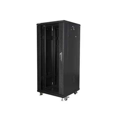 Lanberg FF01-6627-12B armario rack 27U Rack o bastidor independiente Negro
