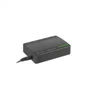 Lanberg DSP1-1005 switch No administrado Gigabit Ethernet (10/100/1000) Negro, Gri