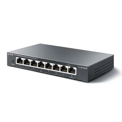 TP-Link TL-RP108GE switch Gestionado L2 Gigabit Ethernet (10/100/1000) Energía sob