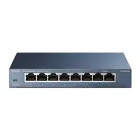 TP-Link TL-SG108 No administrado Gigabit Ethernet (10/100/1000) Negro