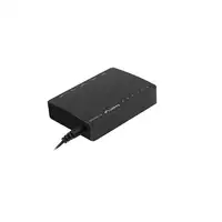 Lanberg DSP2-1005-12V switch No administrado Gigabit Ethernet (10/100/1000) Negro