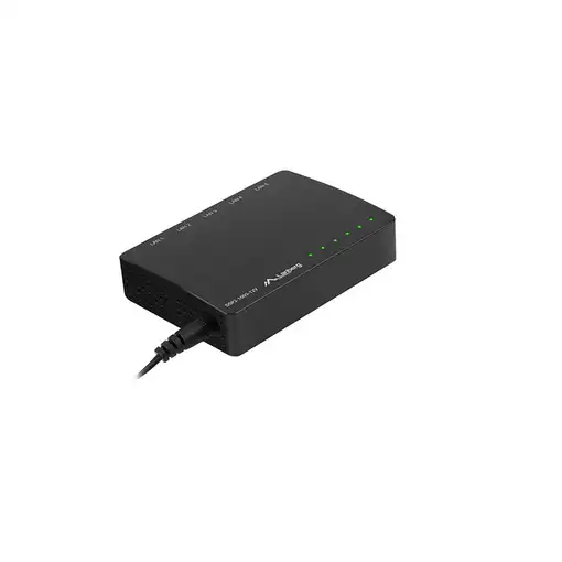 Lanberg DSP2-1005-12V switch No administrado Gigabit Ethernet (10/100/1000) Negro