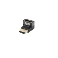 Lanberg AD-HDMI-08 adaptador de cable de vídeo HDMI tipo A (Estándar) Negro, Plata