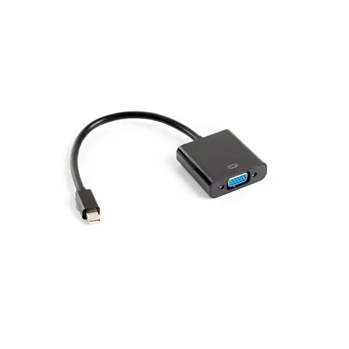 Lanberg AD-0006-BK adaptador de cable de vídeo 0,2 m VGA (D-Sub) Mini DisplayPort