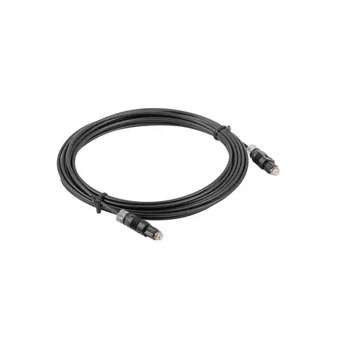 Lanberg CA-TOSL-10CC-0010-BK Cable de fibra óptica e InfiniBand 1 m Toslink Negro