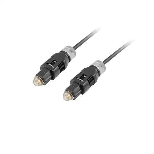 Lanberg CA-TOSL-10CC-0010-BK Cable de fibra óptica e InfiniBand 1 m Toslink Negro