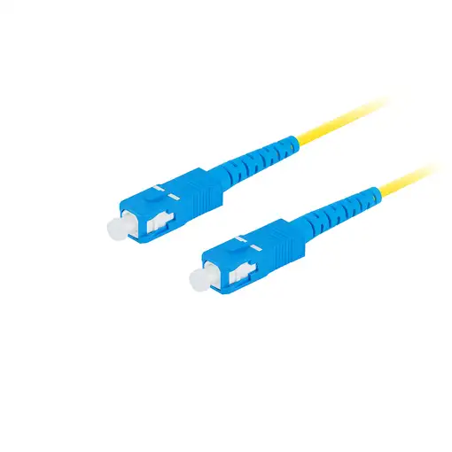 Lanberg FO-SUSU-SS11-0050-YE Cable de fibra óptica e InfiniBand 5 m SC Amarillo