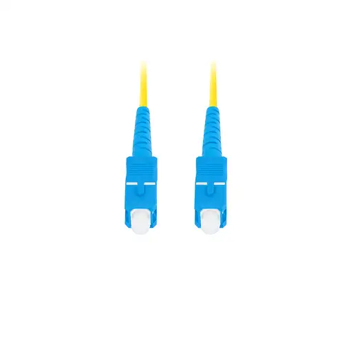 Lanberg FO-SUSU-SS11-0050-YE Cable de fibra óptica e InfiniBand 5 m SC Amarillo