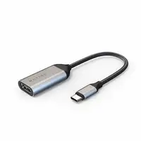 HYPER HD425A adaptador de cable de vídeo USB Tipo C HDMI Acero inoxidable