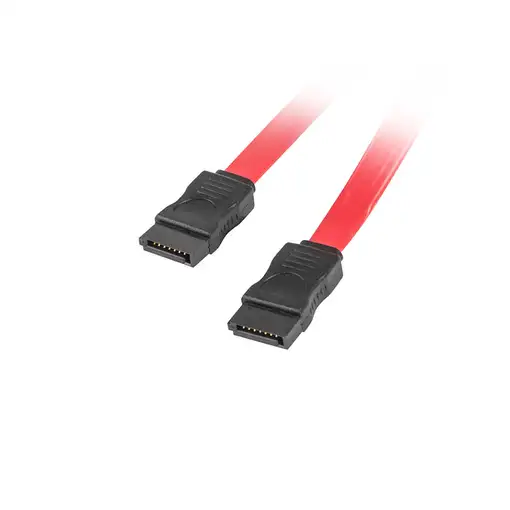 Lanberg CA-SASA-10CU-0050-R cable de SATA 0,5 m SATA 7-pin Rojo