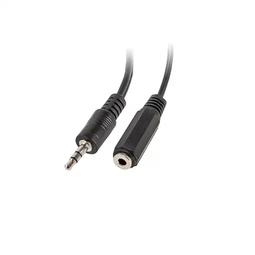 Lanberg AD-0024-BK cable de audio 0,1 m 3,5mm 2 x 3.5mm Negro
