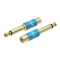 Vention Adaptador Jack VDD-C03/ RCA Hembra - Jack 6.5 Macho/ Azul
