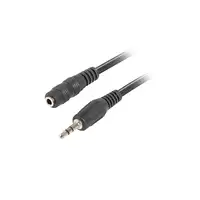 Lanberg CA-MJFJ-10CC-0015-BK cable de audio 1,5 m 3,5mm Negro